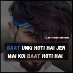 Badmashi Khatarnak Attitude Status in Hindi/English