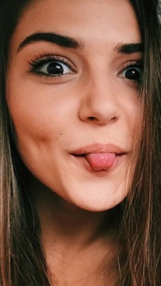 Happy Mood stylish girl pic with attitude