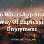 Best Rain WhatsApp Status